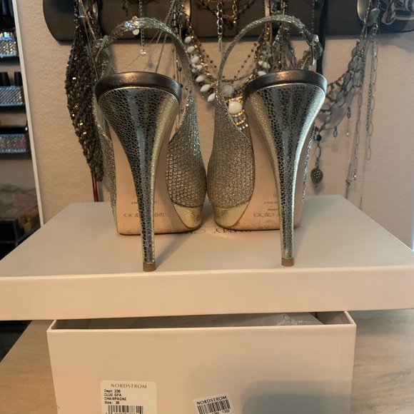 Jimmy Choo Clue Slingback Pump w/gorgeous detail - Picture 4 of 6